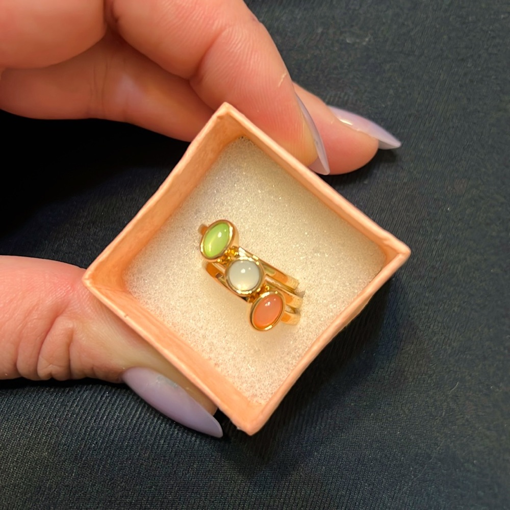 Set of 3 Gold rings